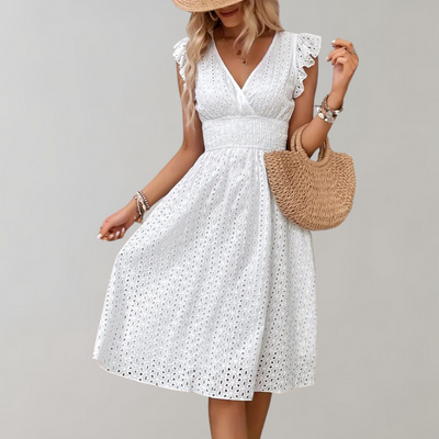 Renee - Elegantes Sommerkleid mit Rüschen