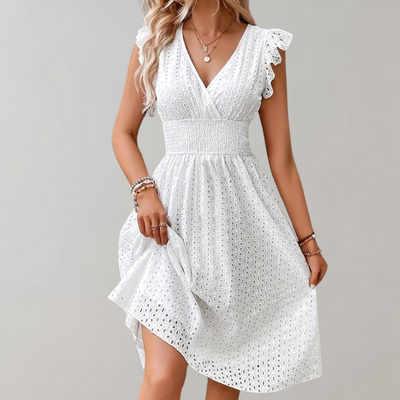 Renee - Elegantes Sommerkleid mit Rüschen