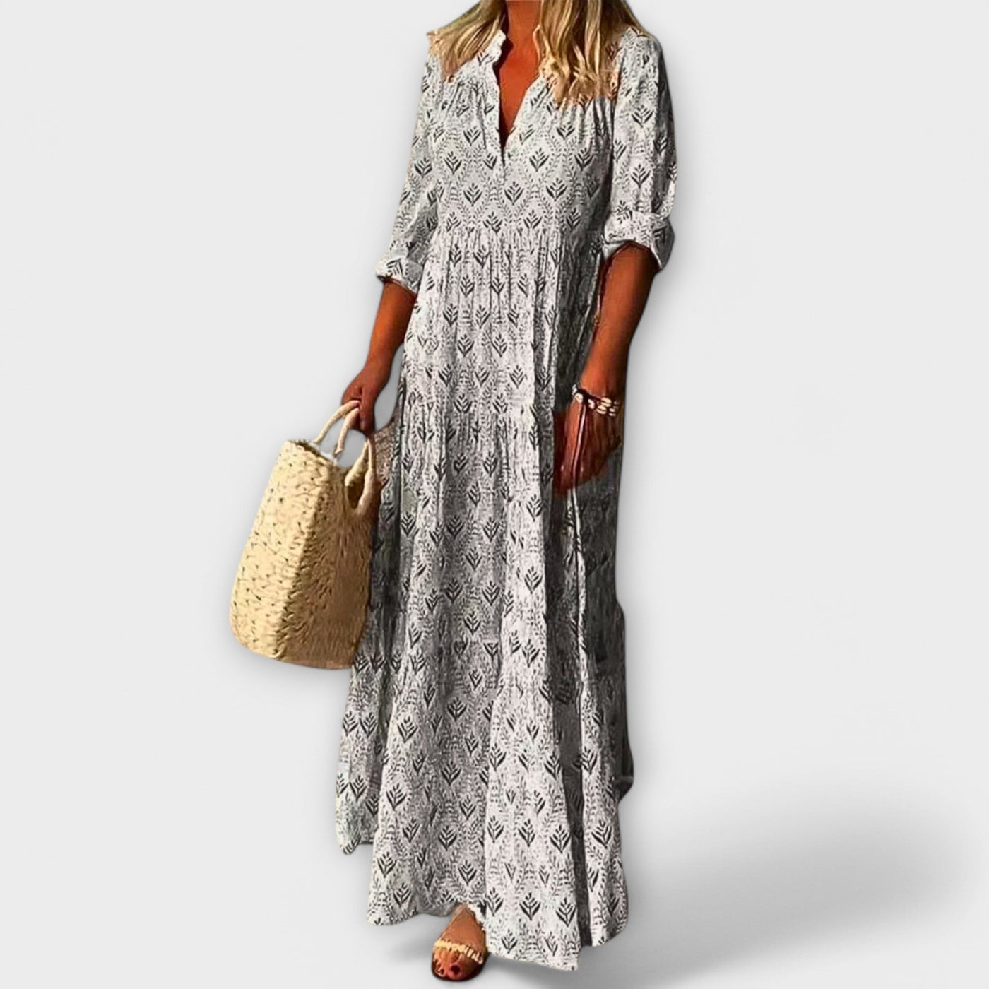 Sera - Elegantes und Bequemes Maxi-Kleid für die Frühlingsmode