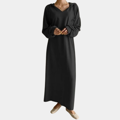 Nani - Bequemes Kleid mit Kapuze für Frauen