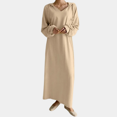 Nani - Bequemes Kleid mit Kapuze für Frauen