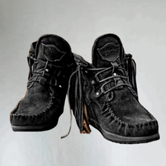Orina - gepolsterte orthopädische Stiefel in Schwarz