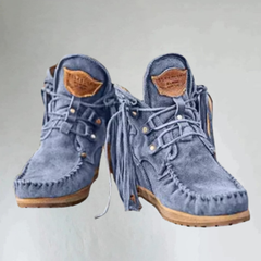 Orina - gepolsterte orthopädische Stiefel in Blau