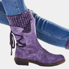 Tess | Elegante und lässige Sommerstiefel in Lila