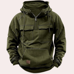 Ralph| Effortless und stilvoll Sommer Hoodie in Dunkelgrün
