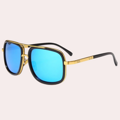 Stilvolle polarisierte Sonnenbrille für Herren | UV-Schutz in Blau