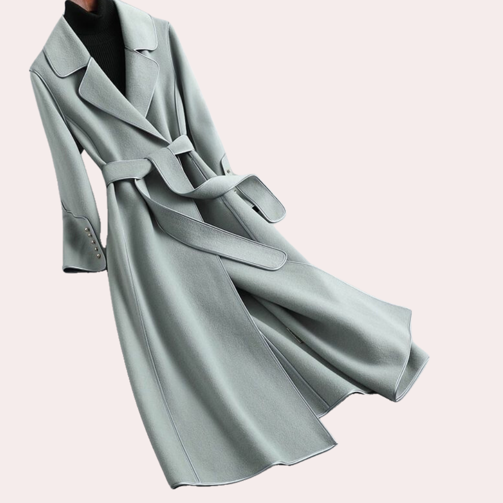 Izabela | Eleganter langer Damenmantel