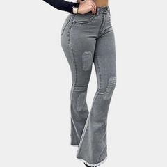 Natasha | Zeitlose und stilvolle Sommerhosen in Grau