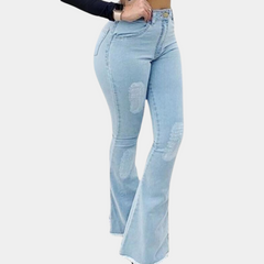 Natasha | Zeitlose und stilvolle Sommerhosen in Hellblau