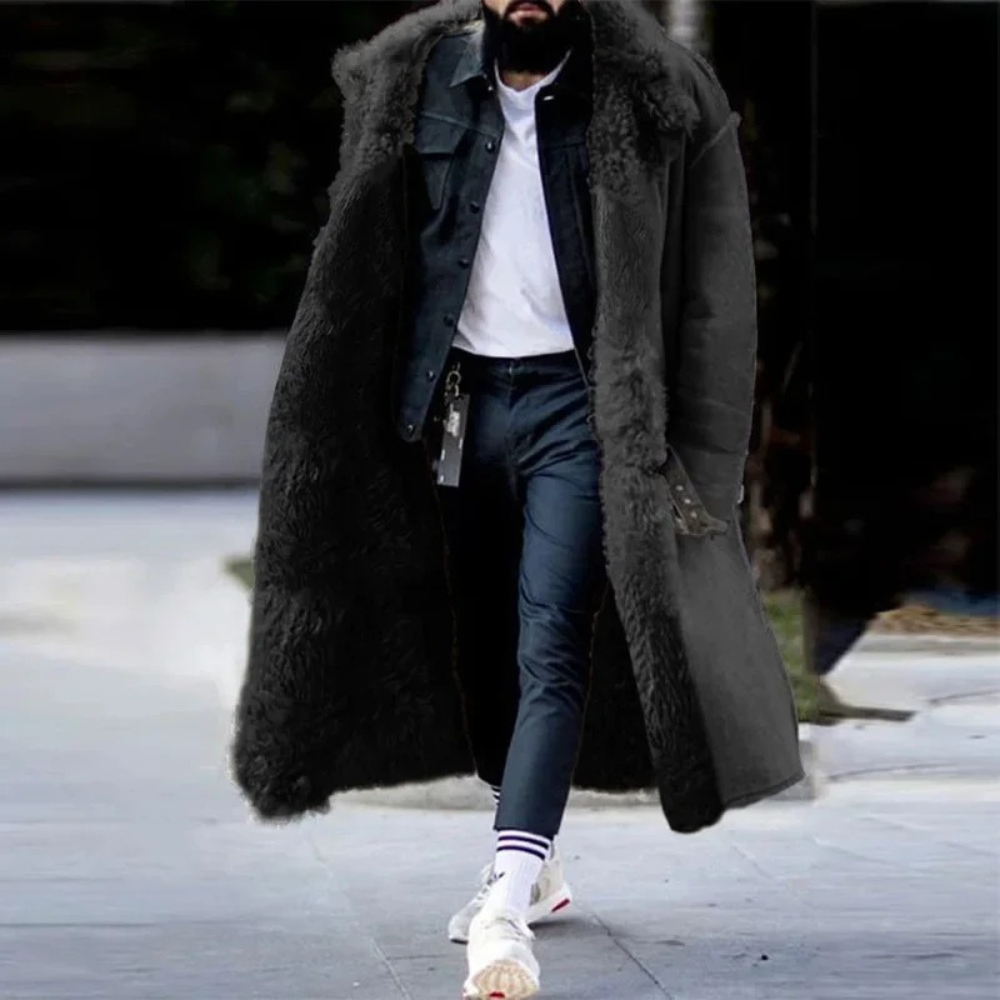 Lange Winterjacke für Männer