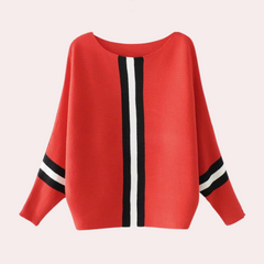 Arwen | Lässiger und entspannter Sommer Pullover in Rot