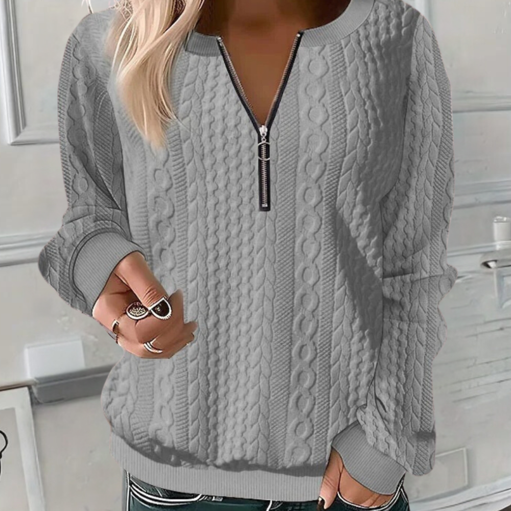 Kabelstrickpullover für Frauen