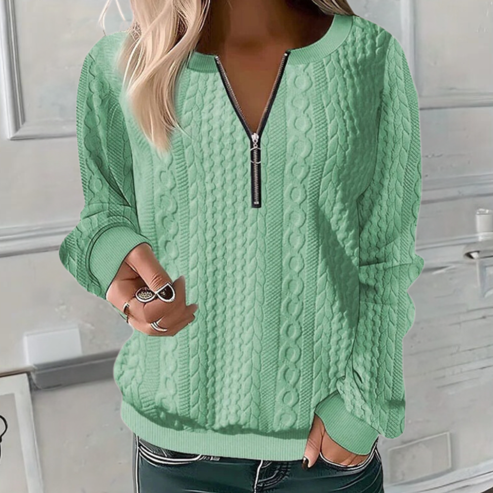 Kabelstrickpullover für Frauen