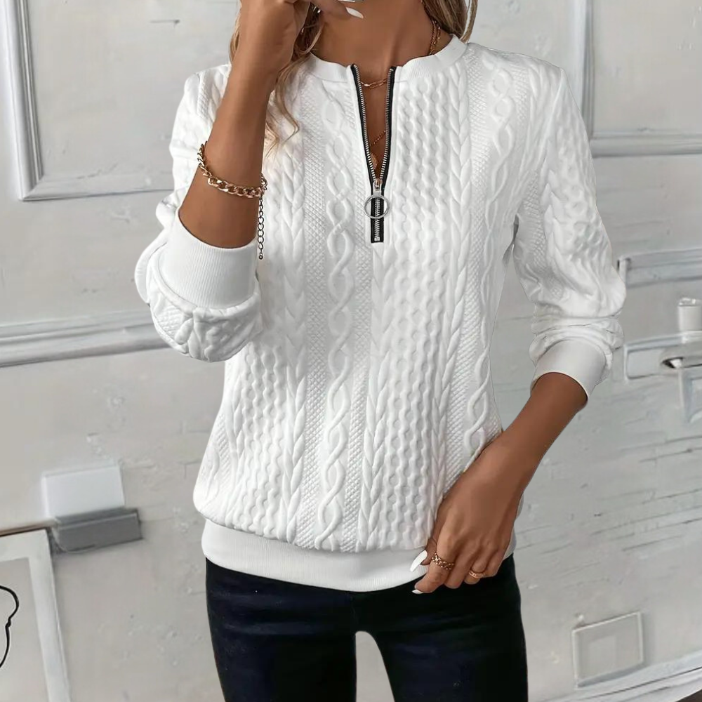Kabelstrickpullover für Frauen