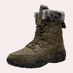 Warme Winterschuhe für Männer in Armee Grün