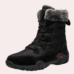 Warme Winterschuhe für Männer in Schwarz