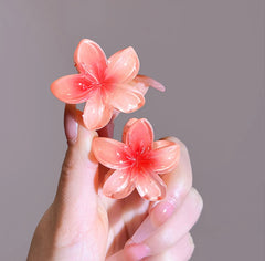 Micara - Blumenklammern - Haarschmuck in Orange