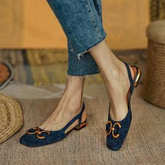 Roxane - geschlossene Damen-Sandalen perfekt für den Sommer in Blau