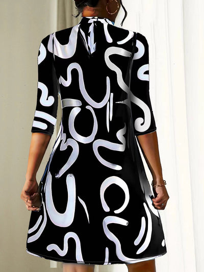 Tammara - Stilvolles und bequemes bedrucktes Kleid