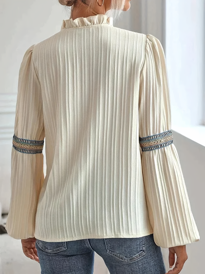 Walburga®️ | Magnificent Bluse mit V-Ausschnitt