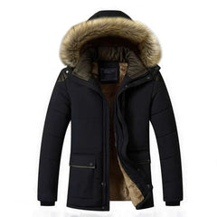 Hochwertige Winterjacke für Herren in Schwarz 1