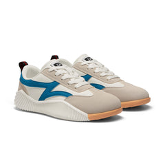 Zelda | Damen Schnür Sneaker Fußgewölbestütze – Komfort Schnürsneaker Stütze 2026 in Weiß & Blau