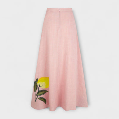 Cosima - Amalfi Pattern Midi Skirt