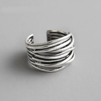 Albina – Silberner Statement-Ring