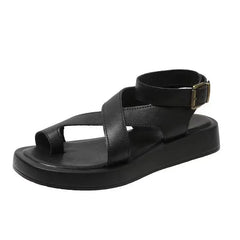 Marleen™ | Bequeme orthopädische Sandalen in Schwarz