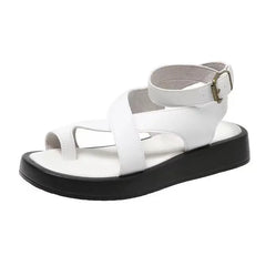 Marleen™ | Bequeme orthopädische Sandalen in Weiß