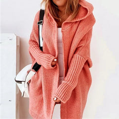 Lara - Bequeme Strickjacke in Rosa