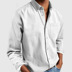 Alvin™ | Premium Casual Hemd in Weiß