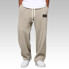 Samuel | Weite Komforthose mit verstellbarem Bund in Khaki