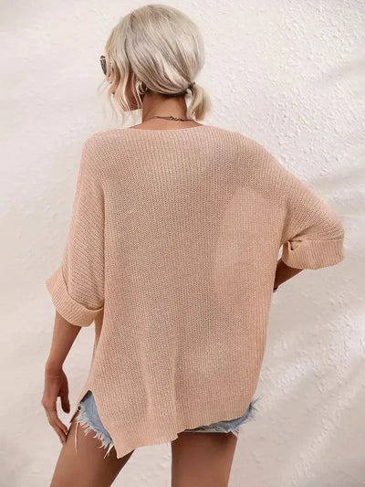 Celina – Oversized Batwing Bluse Für Lässige Outfits