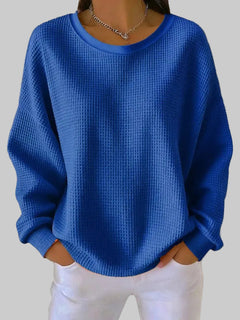 Fenna | Eleganter Behaglicher Frühlingspullover in Blau
