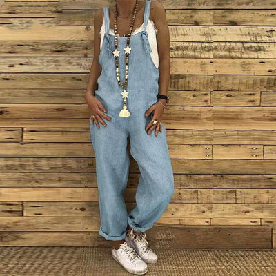 Charlotte- Cooler böhmischer Leinen Overall