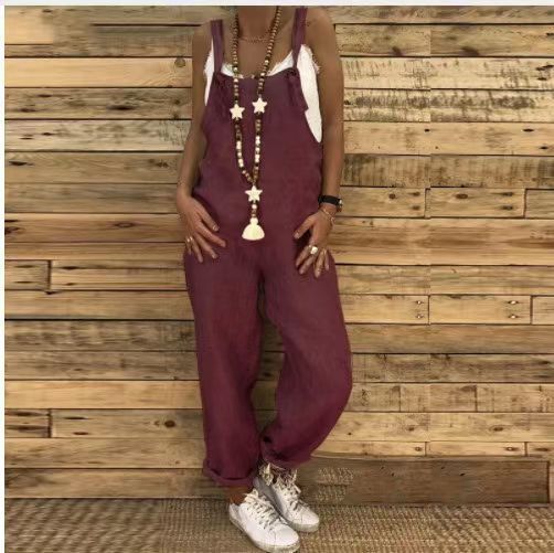 Charlotte- Cooler böhmischer Leinen Overall