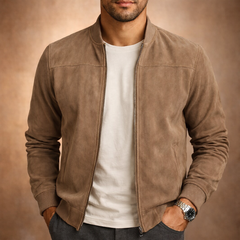 Joseph | Herren Winter Wildleder Bomberjacke in Beige