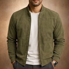 Joseph | Herren Winter Wildleder Bomberjacke in Grün