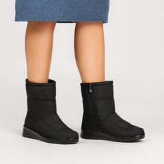 Stacey | Wasserdichte Schneestiefel für den Winter in Schwarz