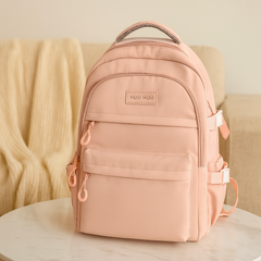 Schulrucksack mit großem Fassungsvermögen – Geräumige und robuste Tasche für Schüler in Rosa