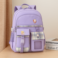 Ultraleichter Schulrucksack für Mädchen – Ridge Design Kids School Bag in Lila