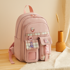 Ultraleichter Schulrucksack für Mädchen – Ridge Design Kids School Bag in Rosa