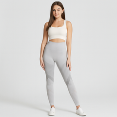Shubo – Damen-Workout-Leggings in Grau