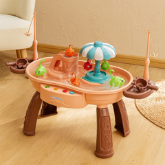 Tots’n’Trout - Multifunktionale Fischspielplattform für Kinder Montessori-Spielzeug in Karussell Rosa
