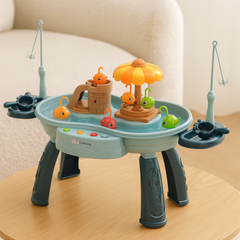 Tots’n’Trout - Multifunktionale Fischspielplattform für Kinder Montessori-Spielzeug in Karussell Blau