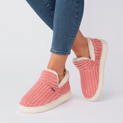 FuzzyWarm | Kuschelige Slip-On-Hausschuhe in Rosa