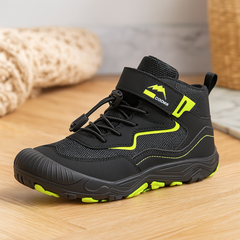 FlexiStep Kinder-Barfußschuhe – Wasserabweisende, minimalistische Outdoor-Schuhe in Grün