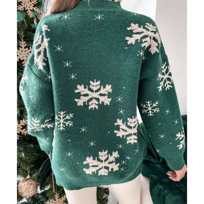 Schneeflocken-Pullover