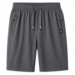Iron™ Shorts aus Premium-Baumwolle mit kühlender Technologie in Dunkelgrau